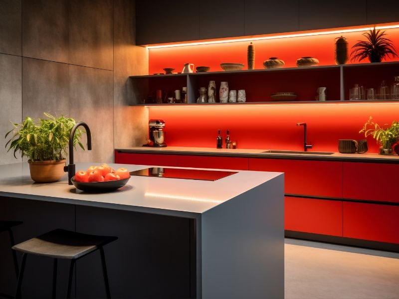 Indian style modular kitchen setup