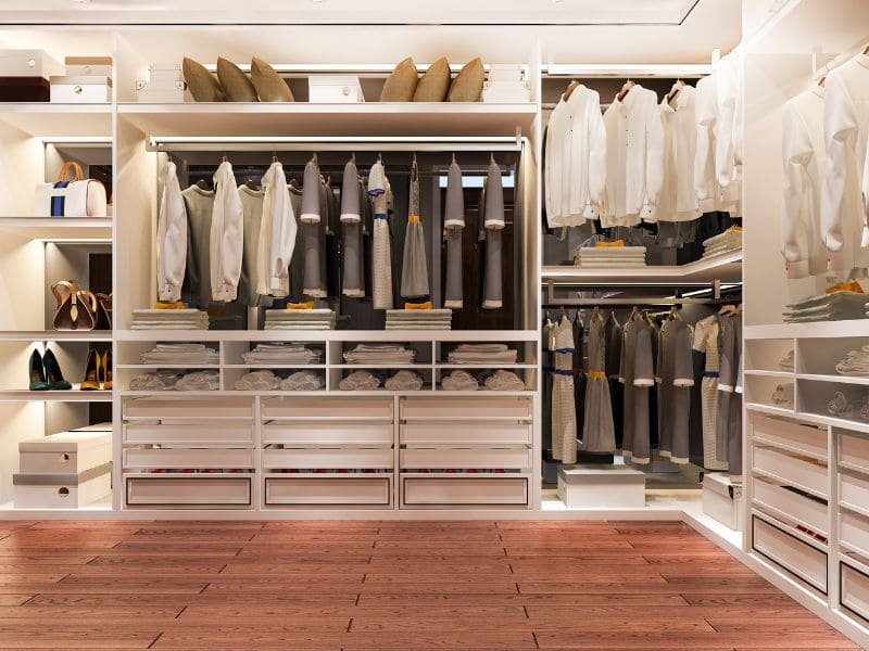 Wardrobe Interior Layout Options