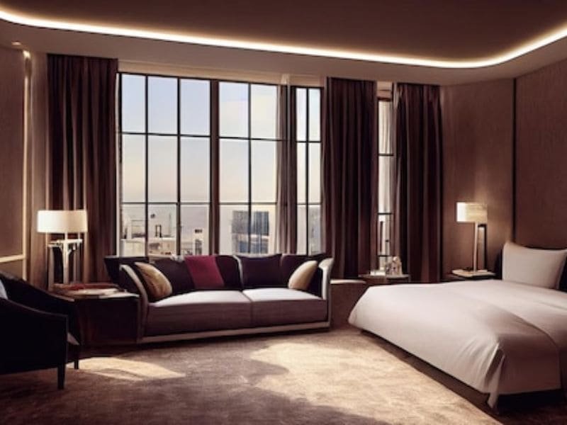 false ceiling bedroom lighting design