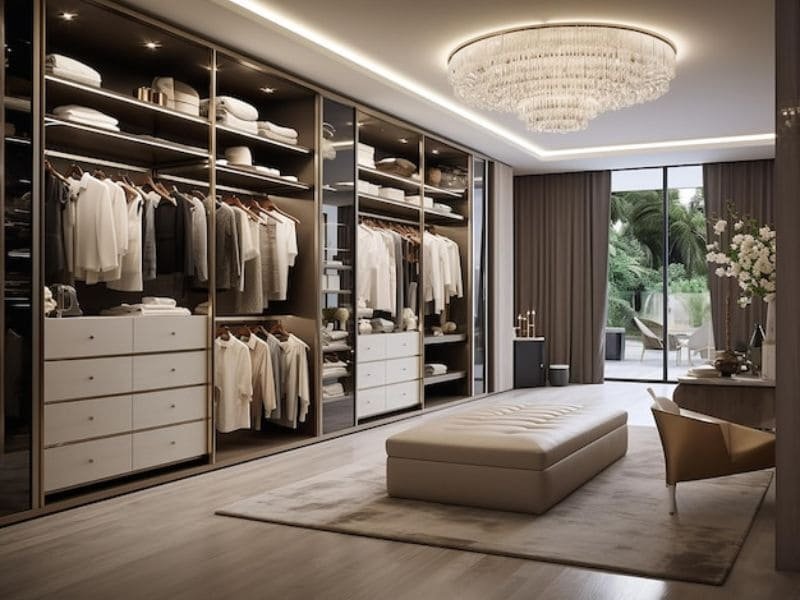 space-saving wardrobe designs for bedrooms